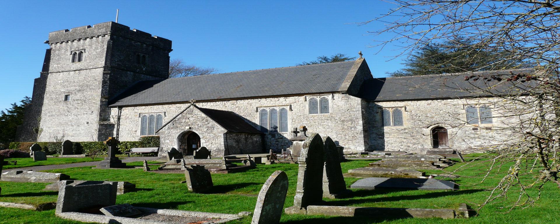 St Peter's church and graveyard